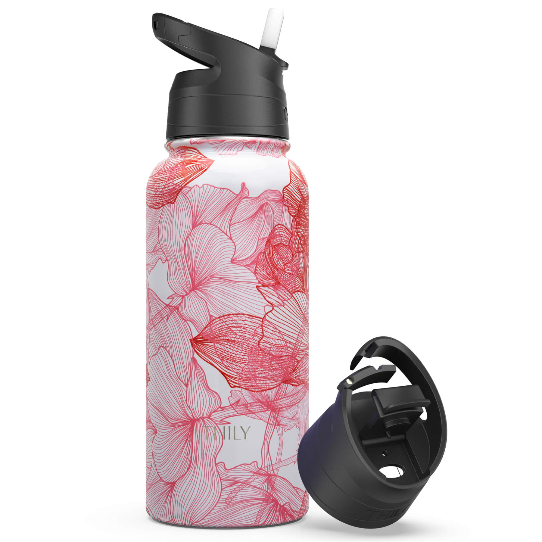 マキシマムザホルモン MAXIMUM THE WATER BOTTLE WATER BOTTLE | 32 OZ| RED LOTUS – THILY