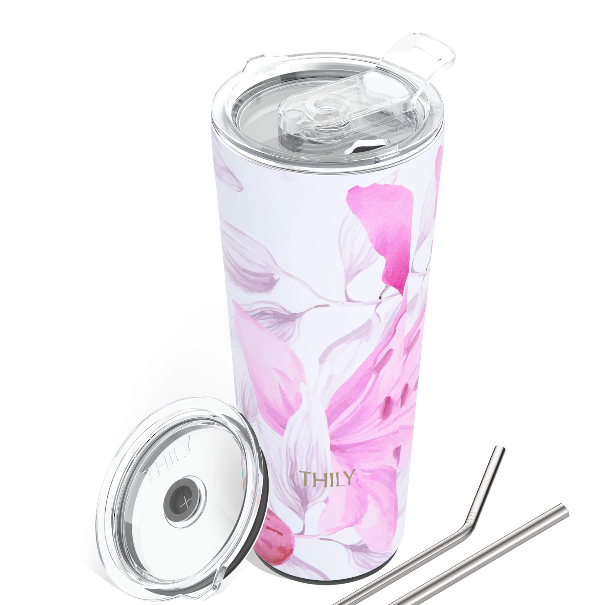 Water Bottle | 32 Oz| Lotus Flower by THILY