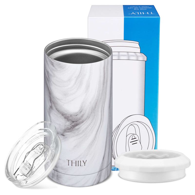 Marble Can Cooler | Skinny Can Cooler | THILY by THILY