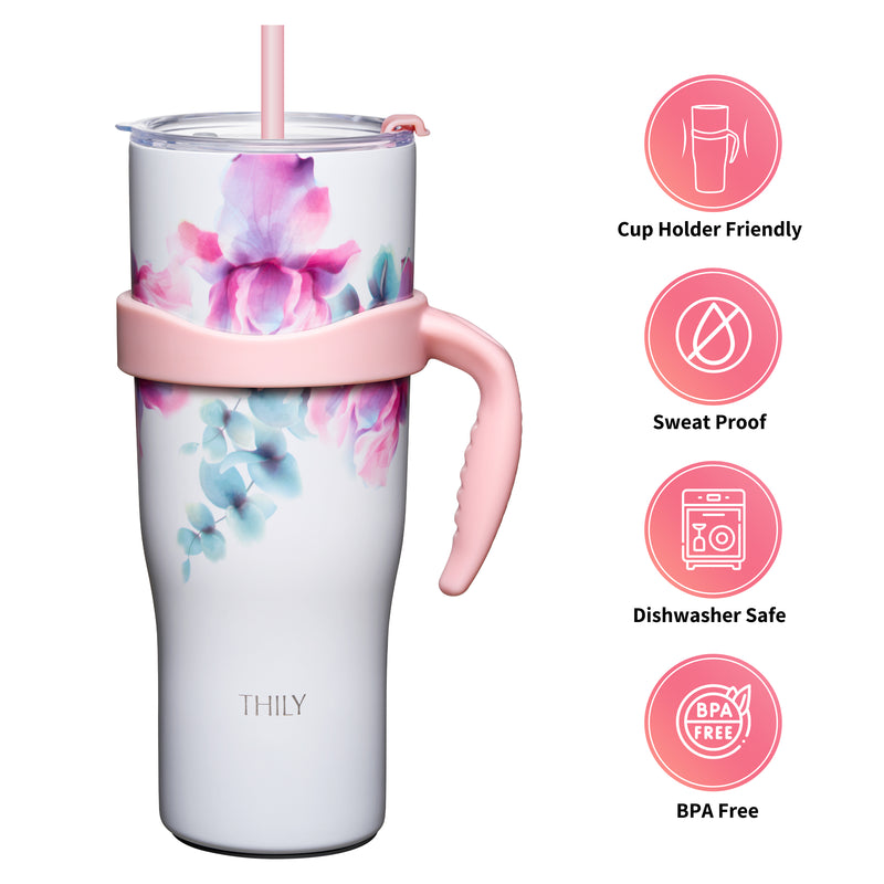 Contigo Mug with Handle - Pink