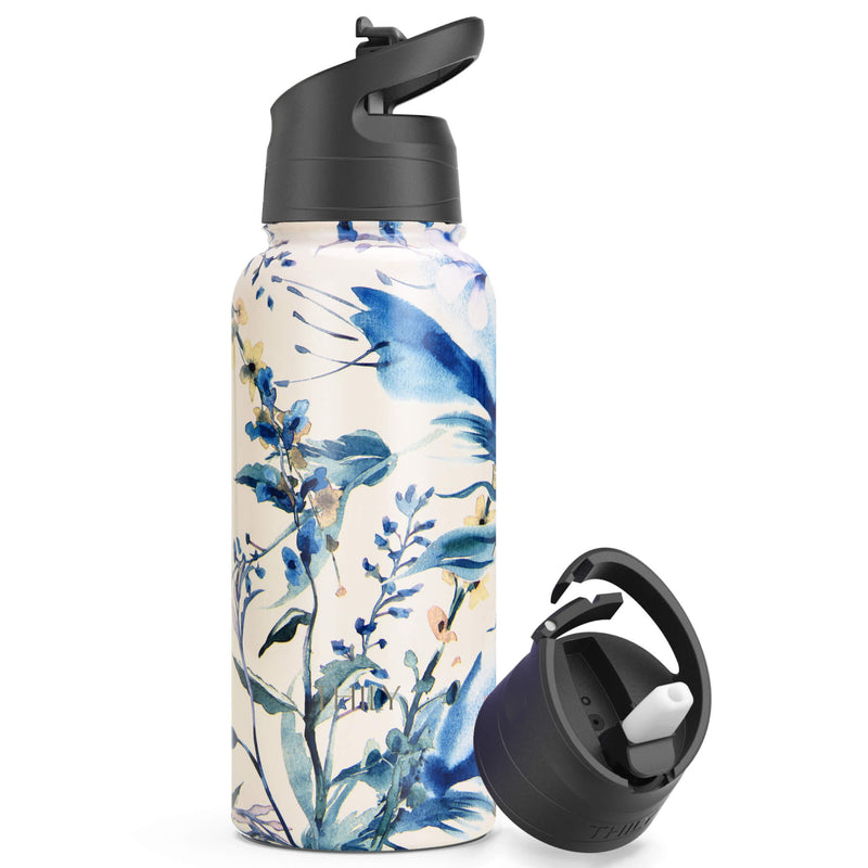 Custom Lilac Water Bottle for Men and Women, Personalised Water Bottle,  Insulated Water Bottle, Personalized Tumbler, Sports Water Bottle 