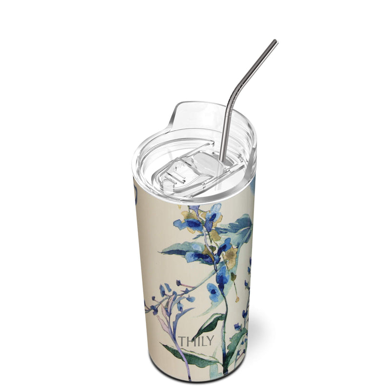 Orchid Water Bottle Tumbler Cup