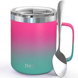 Pink & Green Insulated Mug