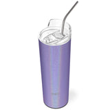 Glitter Lavender Skinny Tumbler