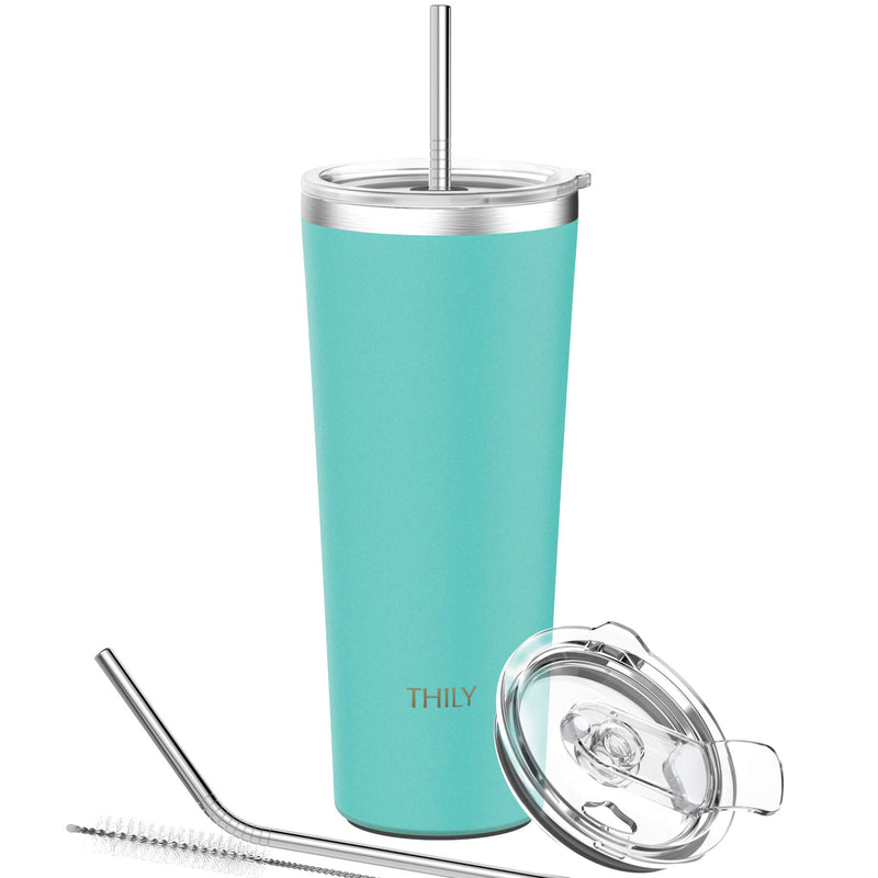 Water Bottle | 32 Oz| Matte Teal by THILY