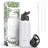 WATER BOTTLE | 32 OZ | MATTE WHITE - THILY