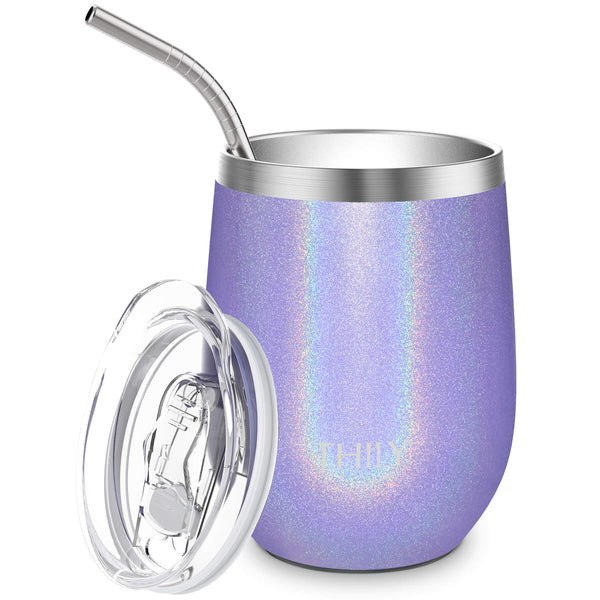 THILY_T2_wine_tumbler_sliding_lid_straw_glitter_lavender