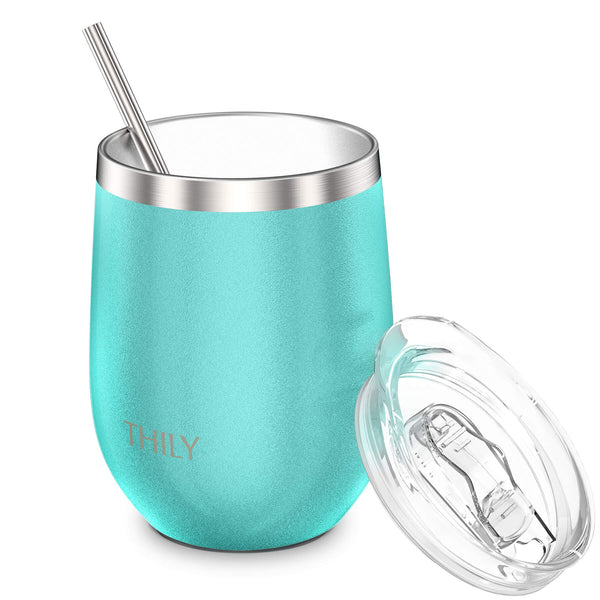 THILY_T1_wine_tumbler_sliding_lid_straw_matte_teal