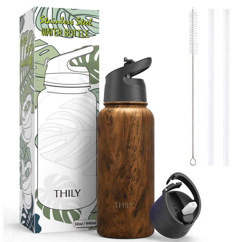 Home Hiking Through the Woods 26oz Stainless Steel Water Bottle